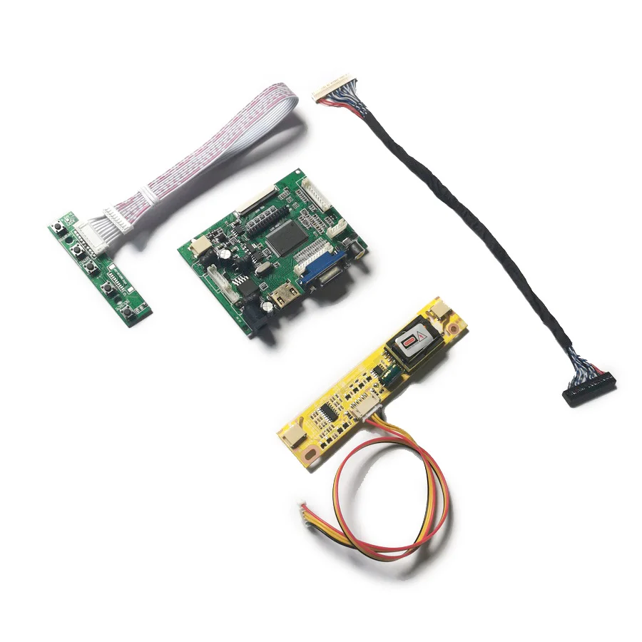 

LVDS 30 Pin For B170PW02/B170PW04/B170PW07 DIY Kit 1440*900 Monitor Controller Drive Board VGA AV 2-CCFL LCD Matrix