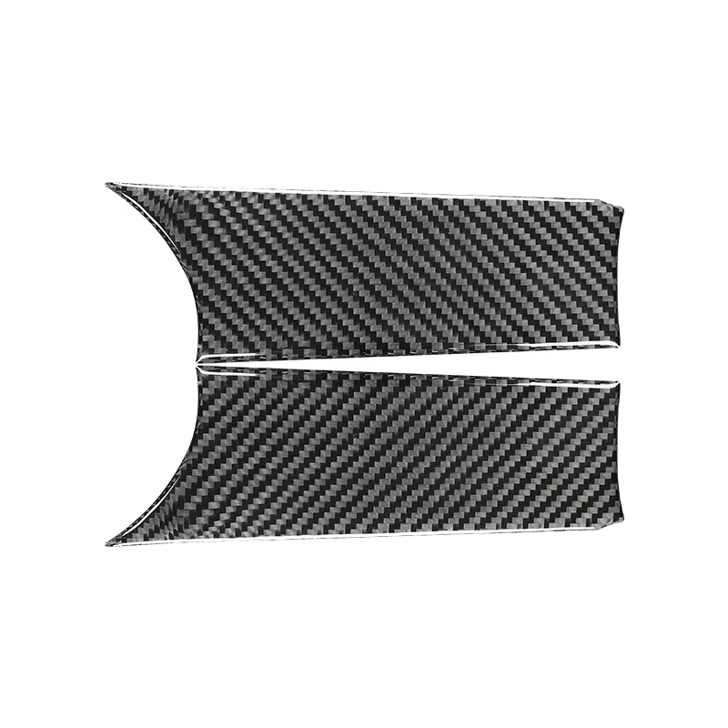 

2 шт. Автомобильный интерьер дверная ручка наклейки декор для Mini Cooper F56 автомобиля наклейка из углеродного волокна автомобильные аксессуары