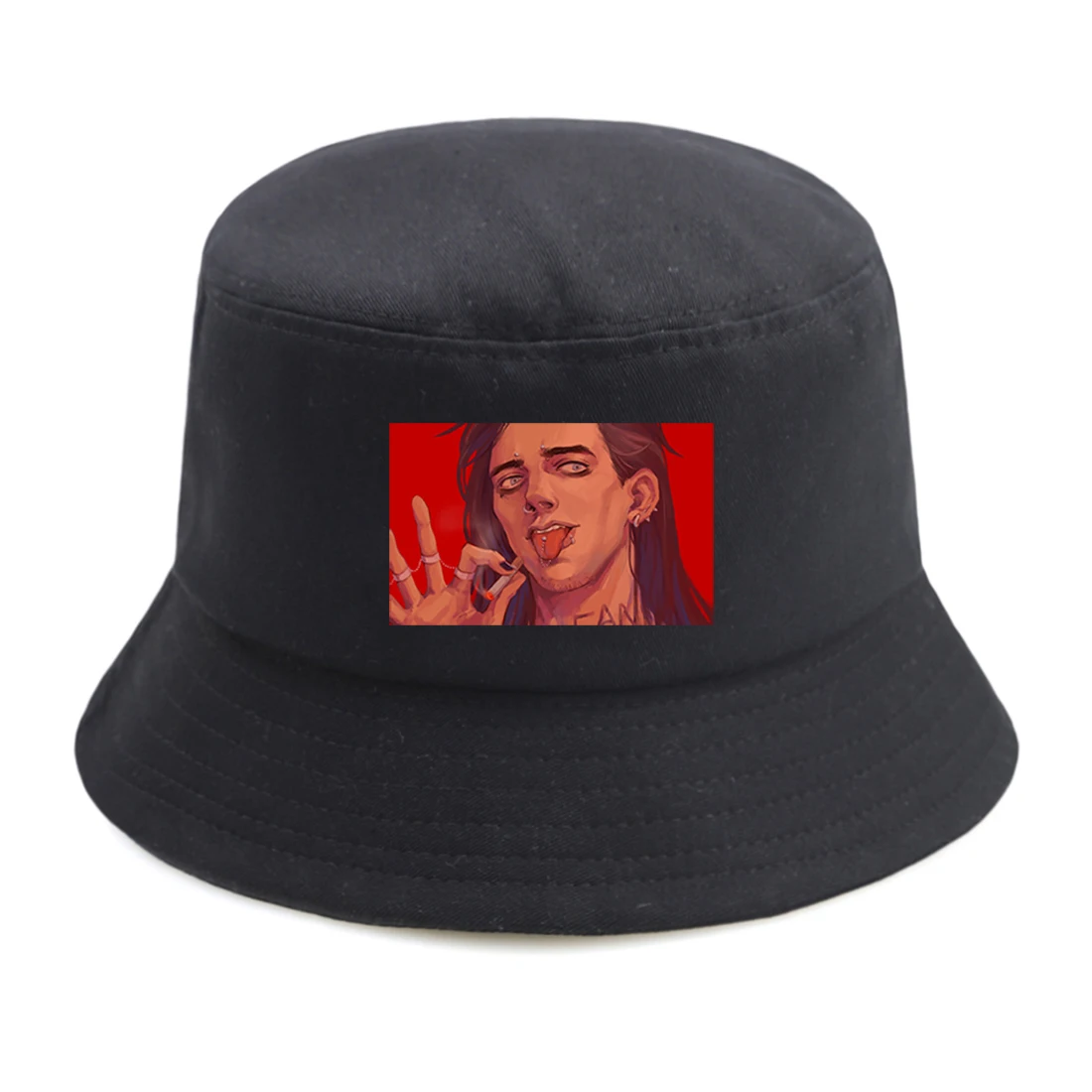 Модная уличная Панама-шапка мужская женская панама-Панама с принтом лица