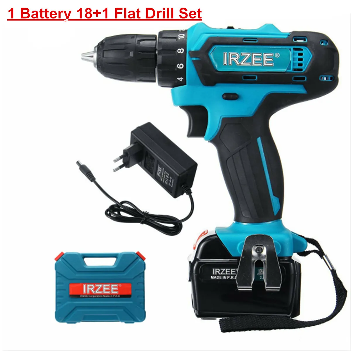 

26V Electric Screwdriver Cordless Drill Drill LED Working Light Power Driver with 1/2pcs Li-Ion Battery 2-Speed Power Tools