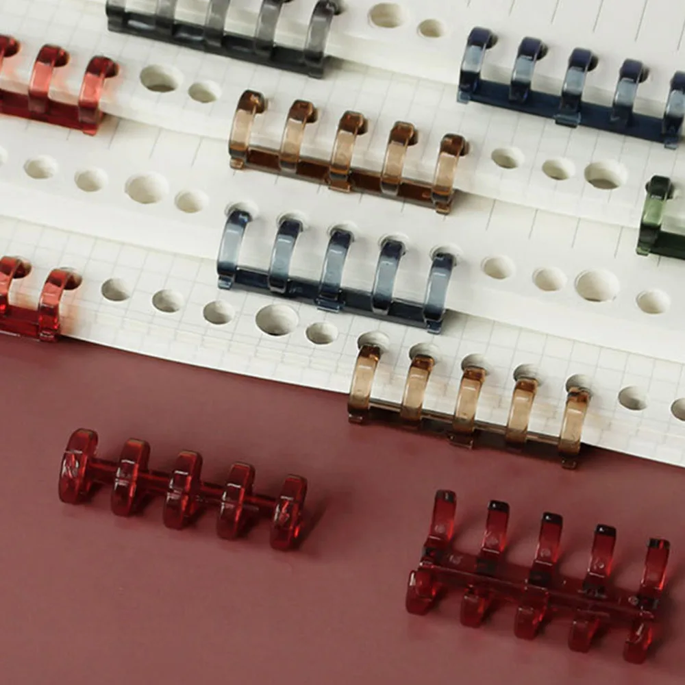 

15pcs Segmented Loose Leaf Binders Scrapbook Binders Chic Stationery Supplies