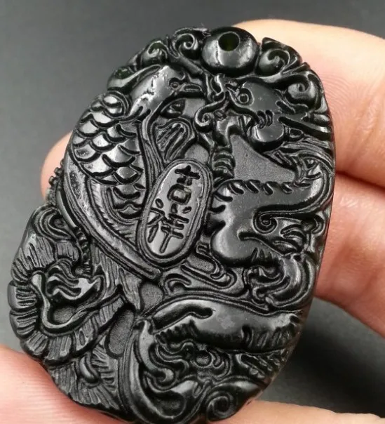 Бесплатная доставка Прямая поставка китайские ювелирные изделия черно-зеленый