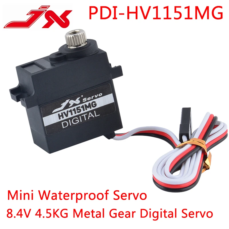 JX PDI-HV1151MG новейший мини Водонепроницаемый сервопривод 8,4 в 4,5 кг металлическая Шестерня цифровой сервопривод для радиоуправляемого автомобиля Traxxas TRX-4 Racing BRX01 Crawler JX PDI-HV1151MG новейший мини Водонепроницаемый сервопривод 8,4 в 4,5 кг металлическая Шестерня цифровой сервопривод для радиоуправляемого автомобиля Traxxas TRX-4 Racing BRX01 Crawler