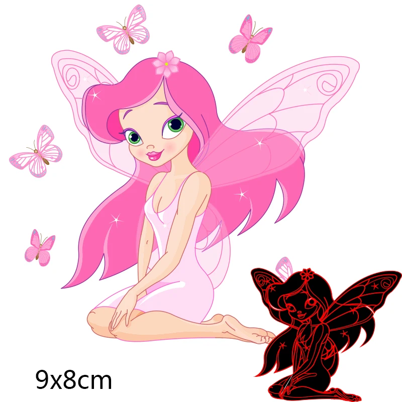 90*80 мм дух эльфа новые металлические Вырубные штампы для декора карты фотоальбом