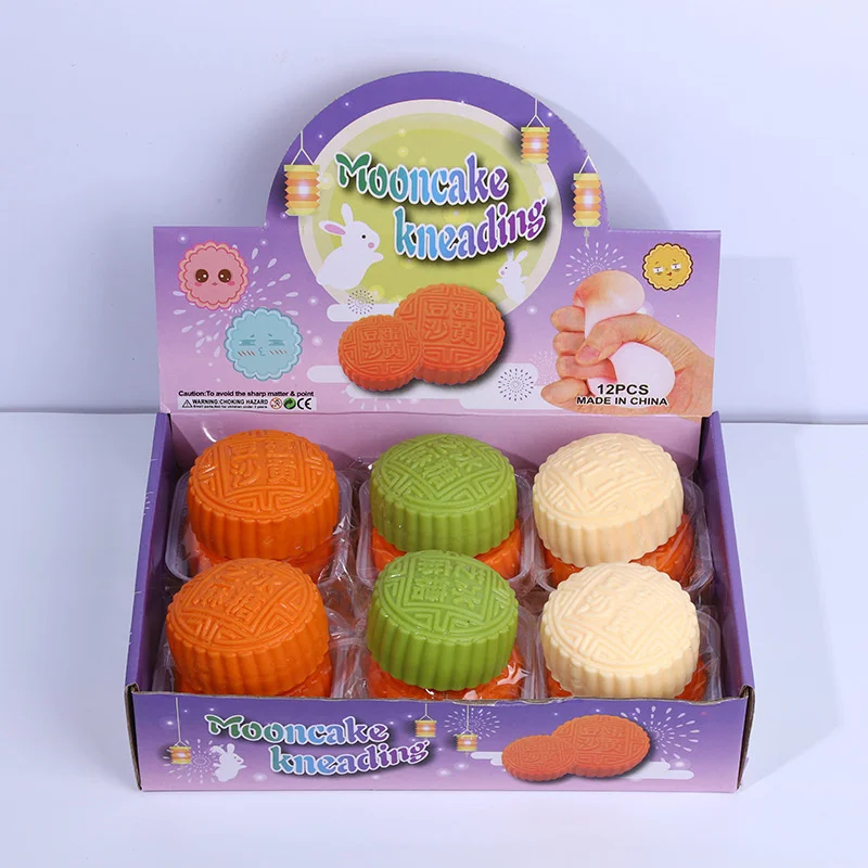 

7 см милые Креативные Игрушки в виде Луны для торта, игрушки для разжигания, детские игрушки для беспокойства, мягкие сжимаемые игрушки, бесп...