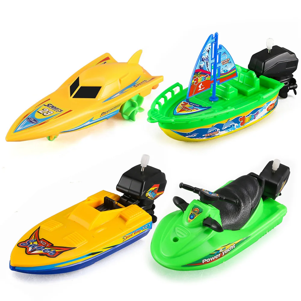 1 шт. скоростной корабль заводная игрушка поплавок в воде детские игрушки