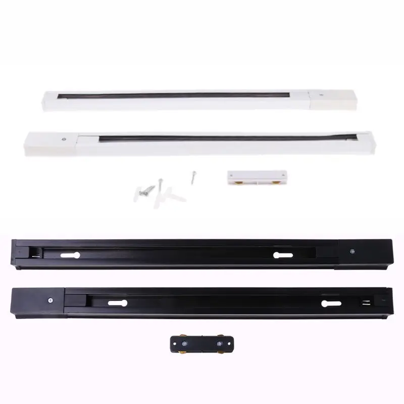 

2pcs Aluminum LED Track Light With Connector Universal Rail Aluminum Track Light