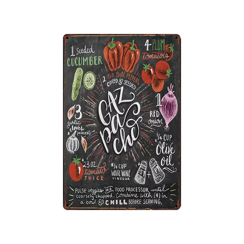 

Drinking Kitchen Sign Coffee Metal Plate Wall Pub Restaurant Coffee Home Art Decor Vintage Iron Poster Cuadros SA-6525
