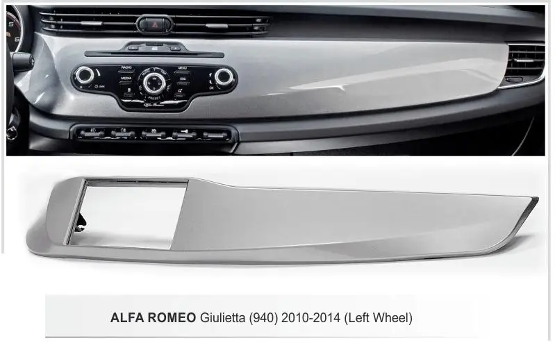 Двойная Din Автомобильная рама DVD для Alfa Romeo Giulietta комплект приборной панели чехол
