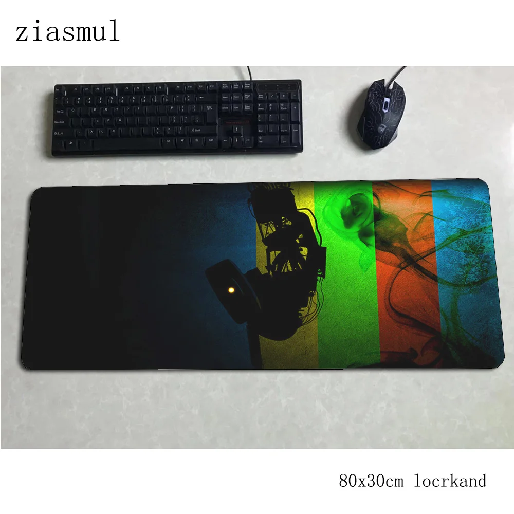 Portal 2 padmouse 80x30 см игровой коврик для мыши красивый большой коврик для мыши геймерский компьютерный стол властный коврик notbook mousemat pc