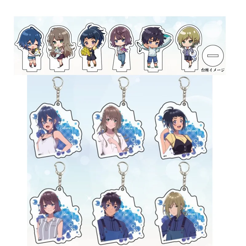 

Аниме «акватоп на белом песке», Misakino kukuku Fuka Miyazawa, табличка для демонстрации модели, украшение для стола, игрушка в подарок