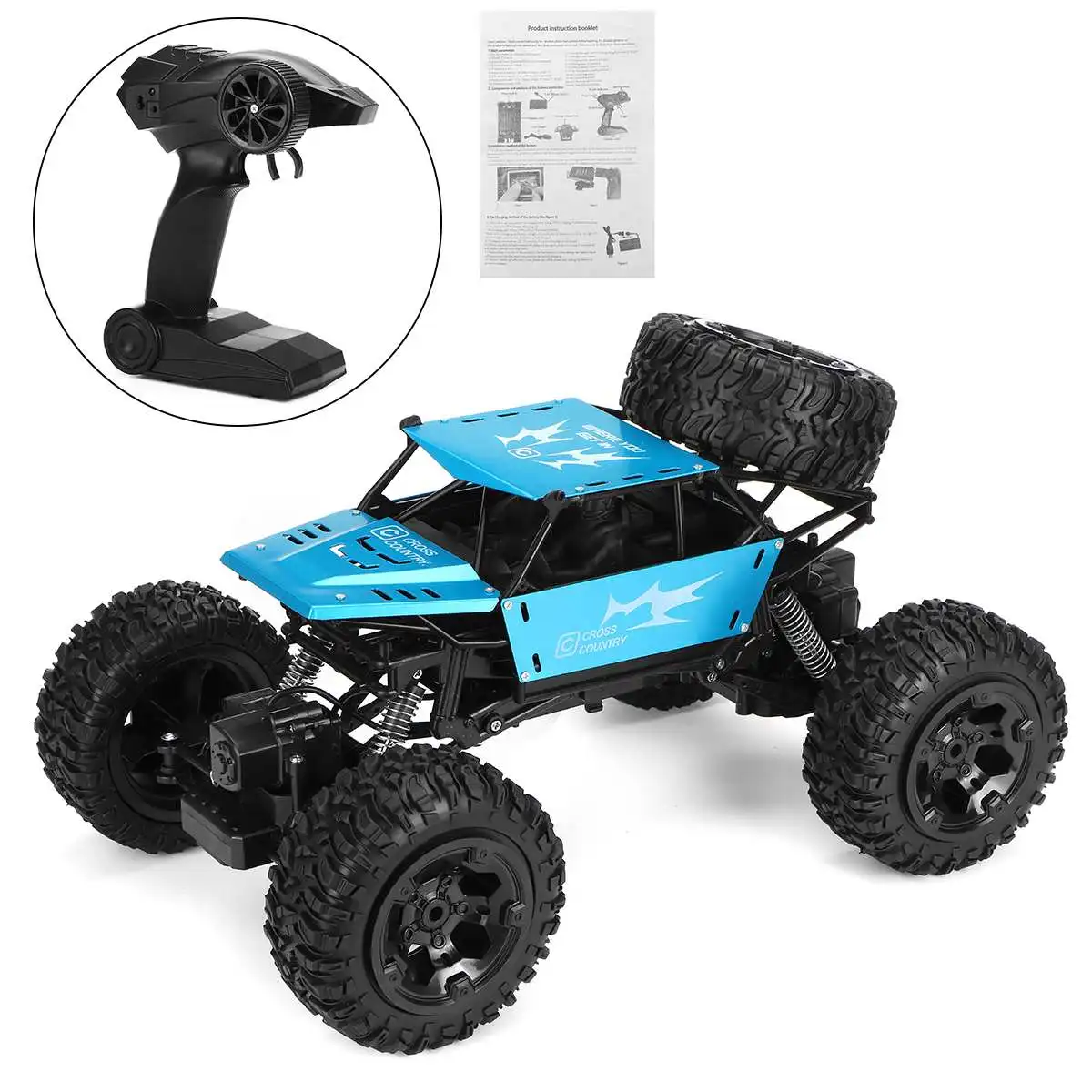 

1:8 42cm RC Car & Boat Truck 2.4G Radio Control 4WD Off-road Electric Vehicle Monster Remote Control Car Gift Toys Children Boys