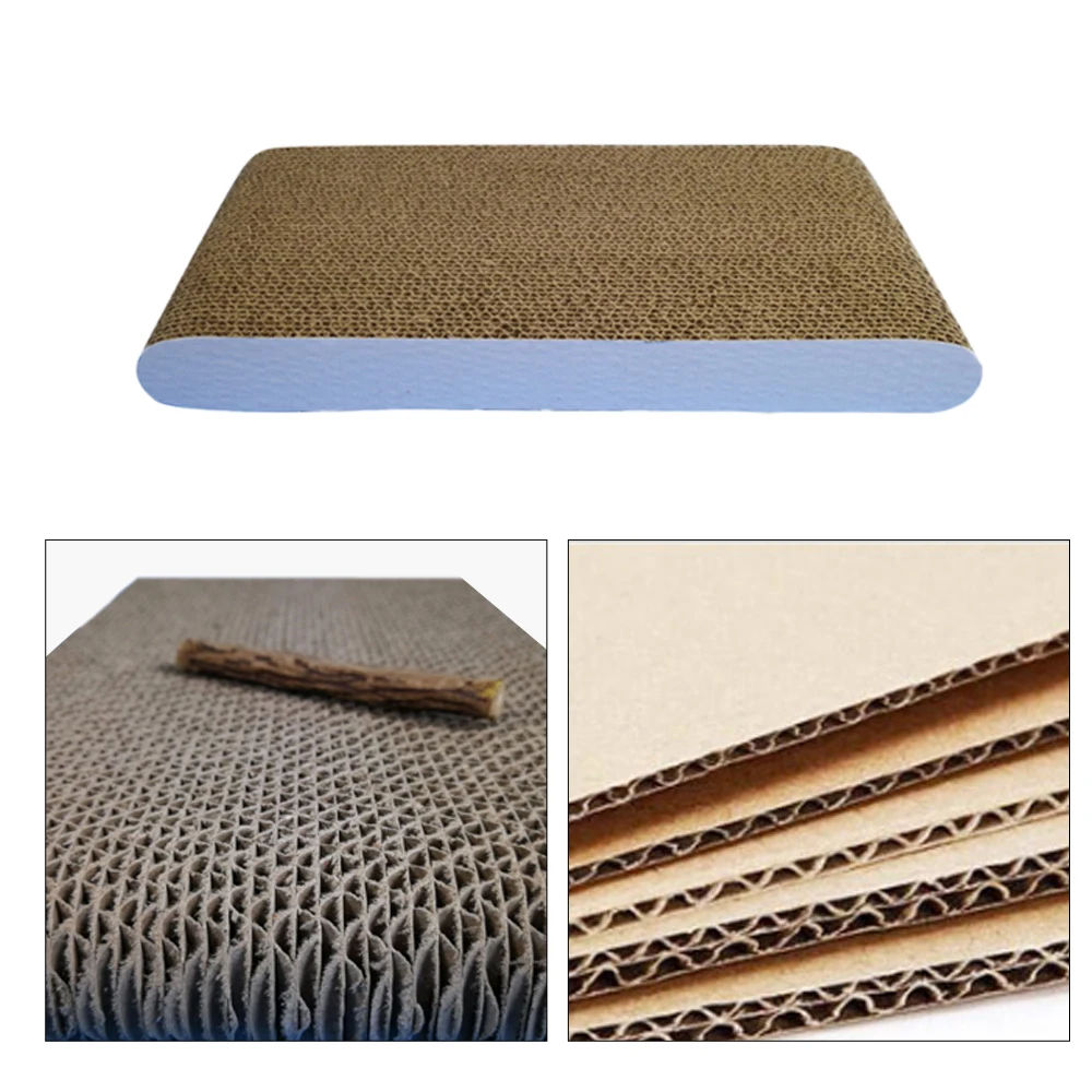 Игрушки для кошек Когтеточка гофрированный бумажный коврик интерактивные