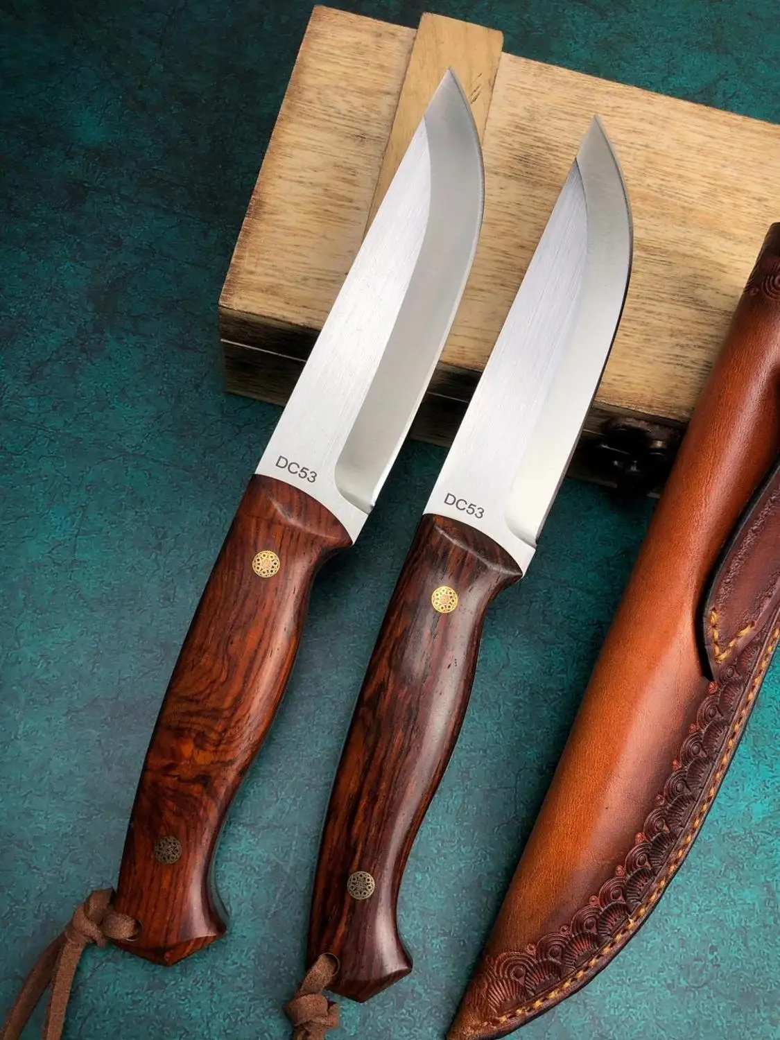 Японский охотничий нож DC53 из стали для самообороны в джунглях уличный острый