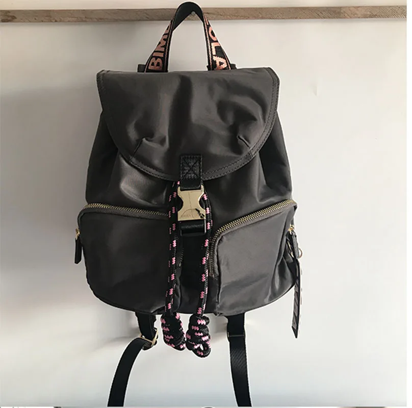 

Fashion classic lady backpack, nylon waterproof outdoor lady backpack 15 inch laptop backpack famous brand lady bag ins trend