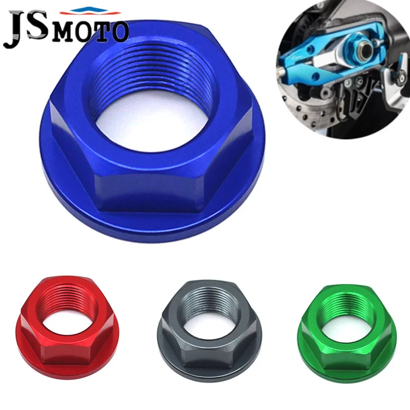 

For Kawasaki ZX-10R zx 10r 2004-2007 ZX10R Steering Stem Nut Head Screw Cover & Swing Arm Pivot Shaft Nut Cap Motorcycle CNC