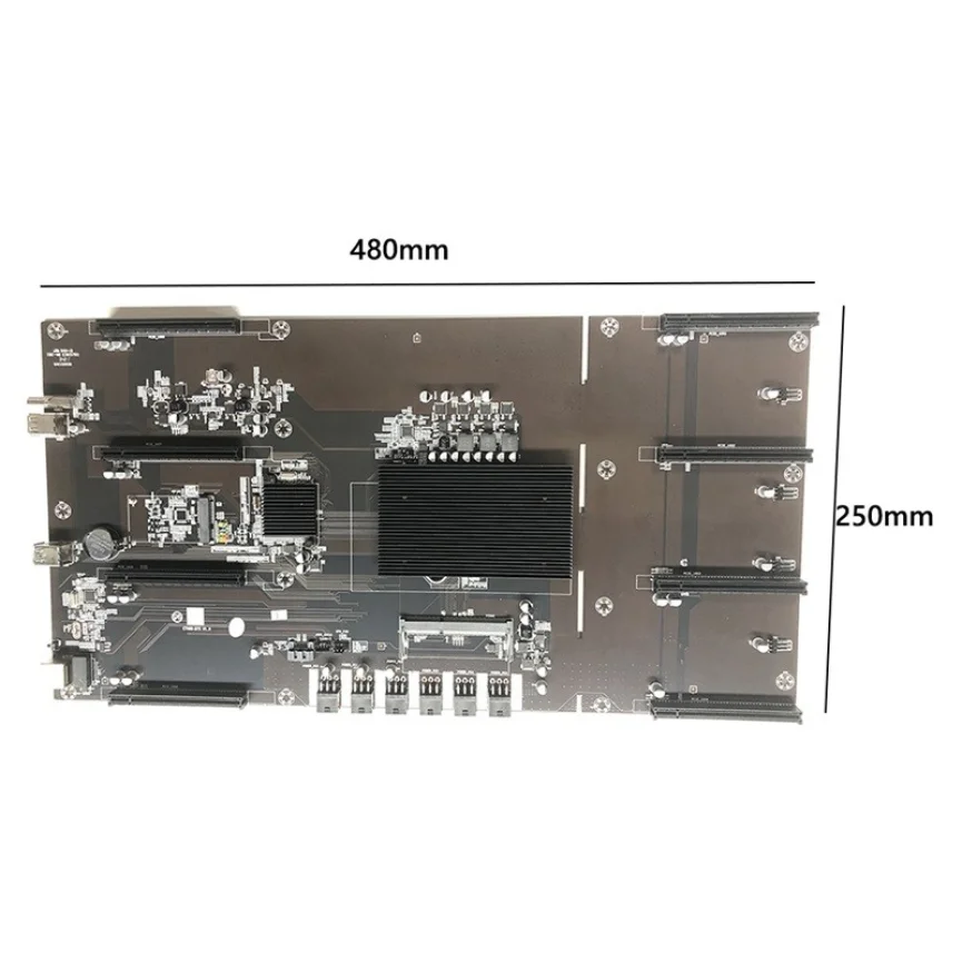 Новейшая материнская плата LGA 1155 ETH80 B75 для майнинга с процессором G1620 IDC 4U шасси BTC