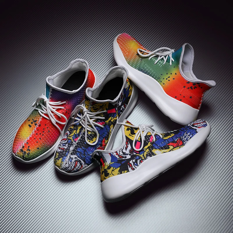 

Wholesale Mens Shoes Casual Light Fashion Mesh Shoes Brand Sneakers Breathable Sport Shoes Male Trainers Sweat-Absorbant