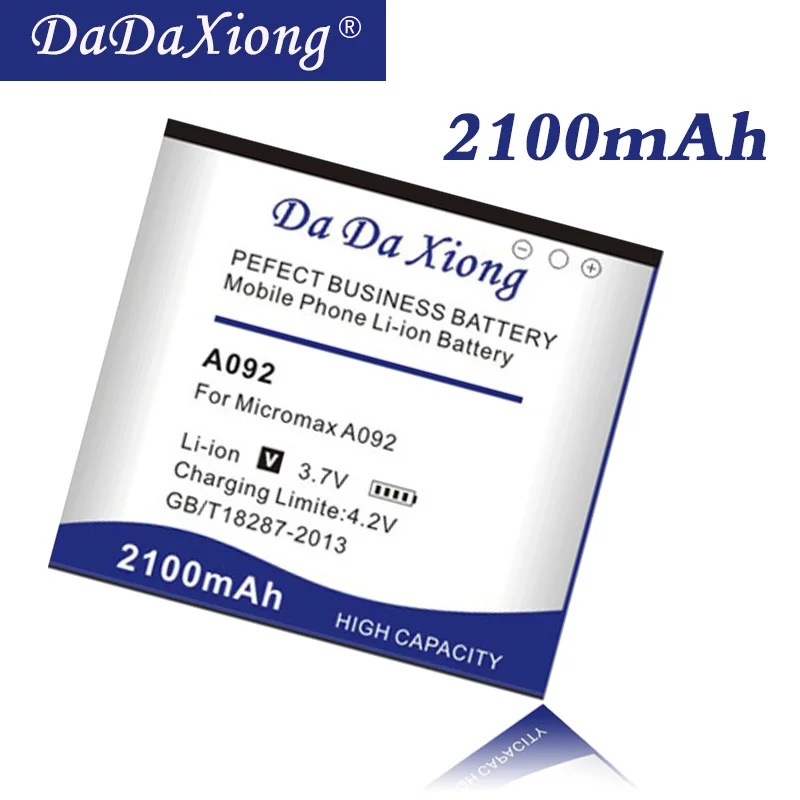 Аккумулятор DaDaXiong 2100 мАч для телефона Micromax A092