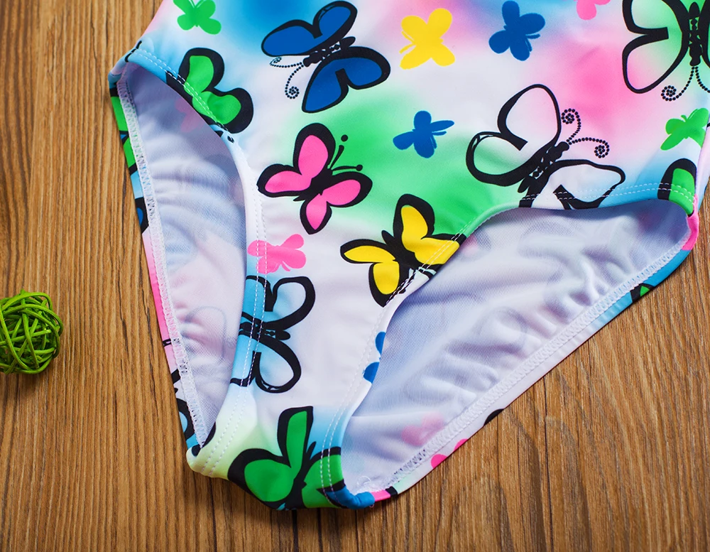 От 3 до 12 лет одежда для малышей купания девочек Цельный Детский купальный