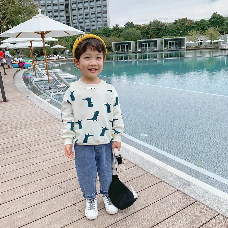 

2021 Fashion Spring Autumn Boys Sweatshirts Jacket Coat Kids Outwear Children Clothes Tops Teenager High Quality