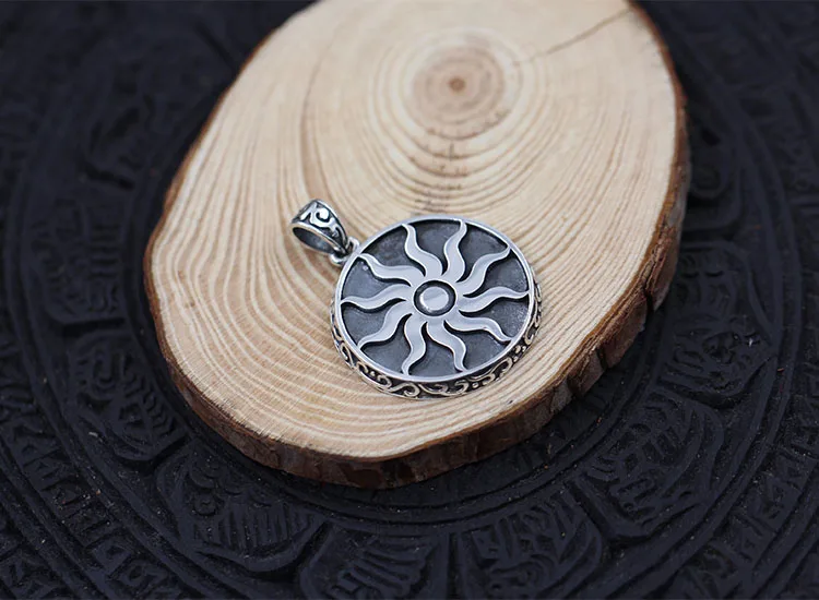 Парная Подвеска из серебра S925 пробы в классическом ретро стиле подвеска форме