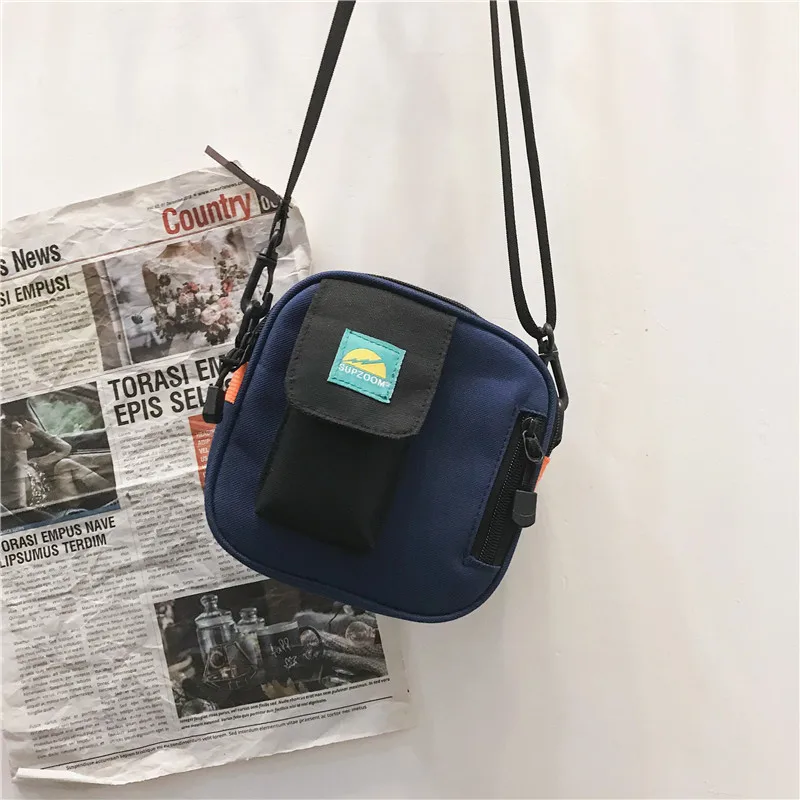 New Crossbody Bags Men Oxford Leisure Simple Small Detachable Strap All-match Hip-hop High Street Unisex Safaris Style |