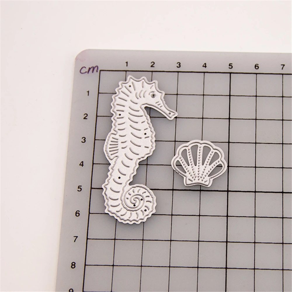 Seahorse металлические режущие штампы Скрапбукинг Ремесло срезы Рождество DIY альбом