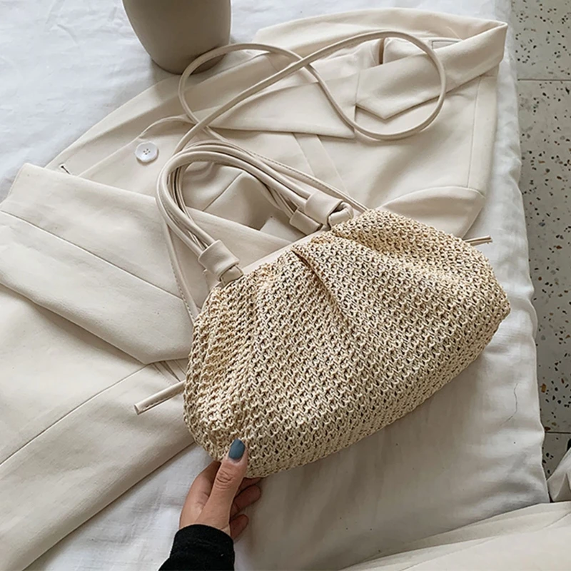 

Натуральная шикарная сумка-мессенджер на плечо, кожаные сумки ручной работы, летние пляжные ретро сумки для женщин