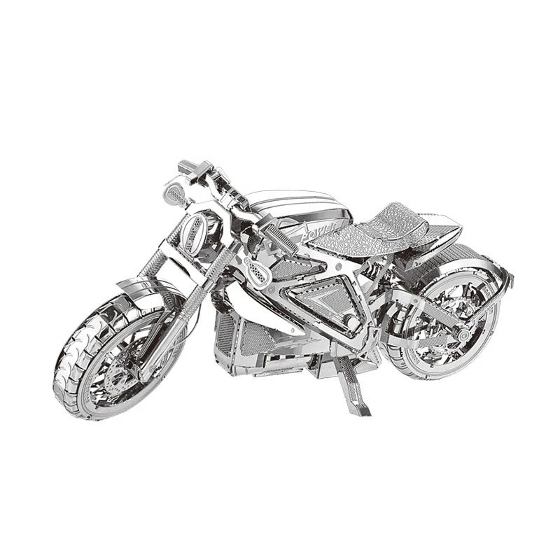 

Metal Motorcycle Model Kids Puzzle Stainless Steel Living Room Bedroom Ornaments Party Game Supplies Childrens Gift