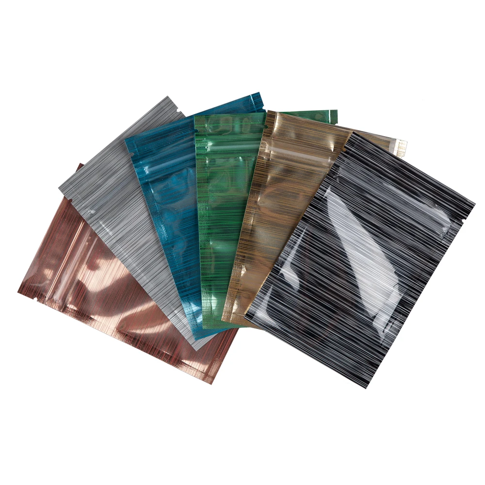 Прозрачные пакеты разных размеров с застежкой молнией плоские пластиковые