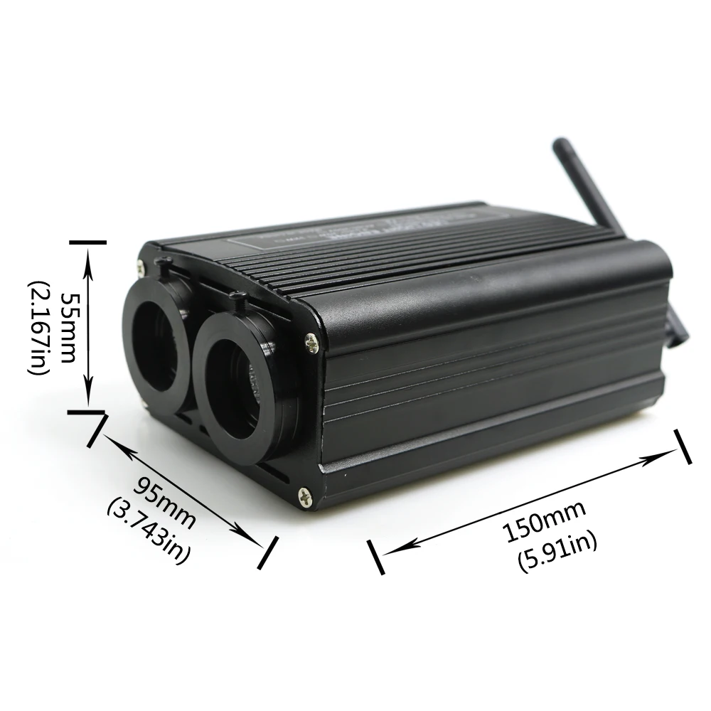 32 Вт двойной головкой RGB светодиодный волокно 0ptic потолочный комплект светильник