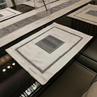 Высококачественная Подставка под столовые приборы фланелевая Бриллиантовая Роскошная искусственная фотоизоляция Нескользящая подставка под тарелку