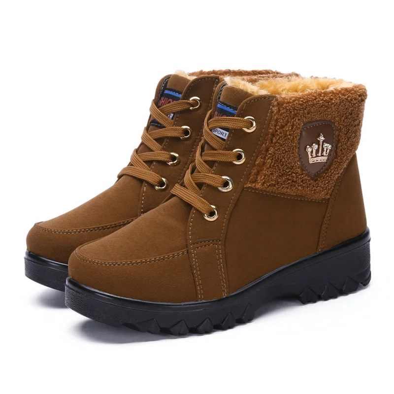 Женские ботинки новинка зимы 2020 хлопковая обувь для женщин среднего возраста