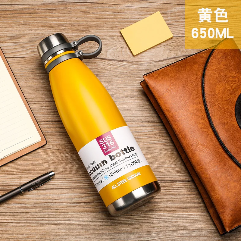 Centralworld 316 Stainless Steel Vacuum Flask Double-Layer Sports Water Bottle Bottle Outdoor Travel Water Cup