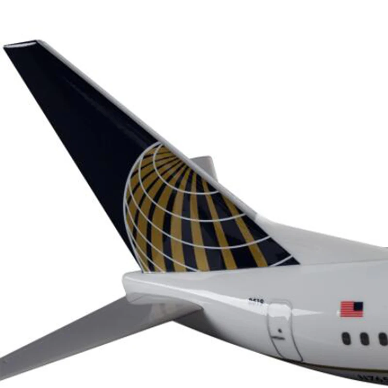 40 см B737-800 большой United игрушечные модели самолетов литья под давлением Пластик