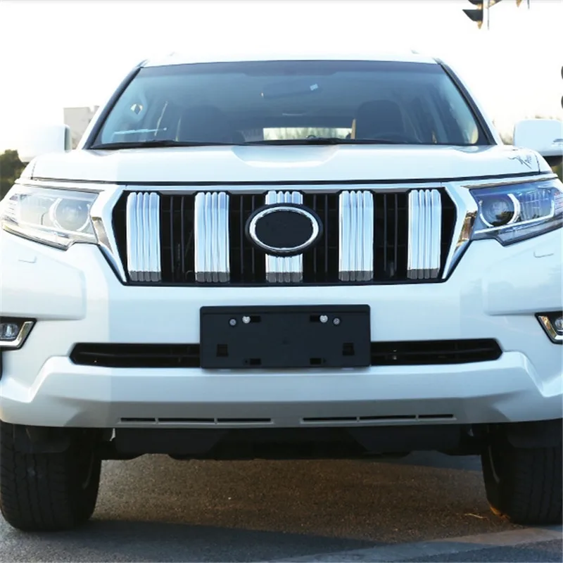 

WELKINRY For Toyota Land Cruiser Prado J150 4th generation 2018 2019 2020 2021 front head car face grille air intake vent trim