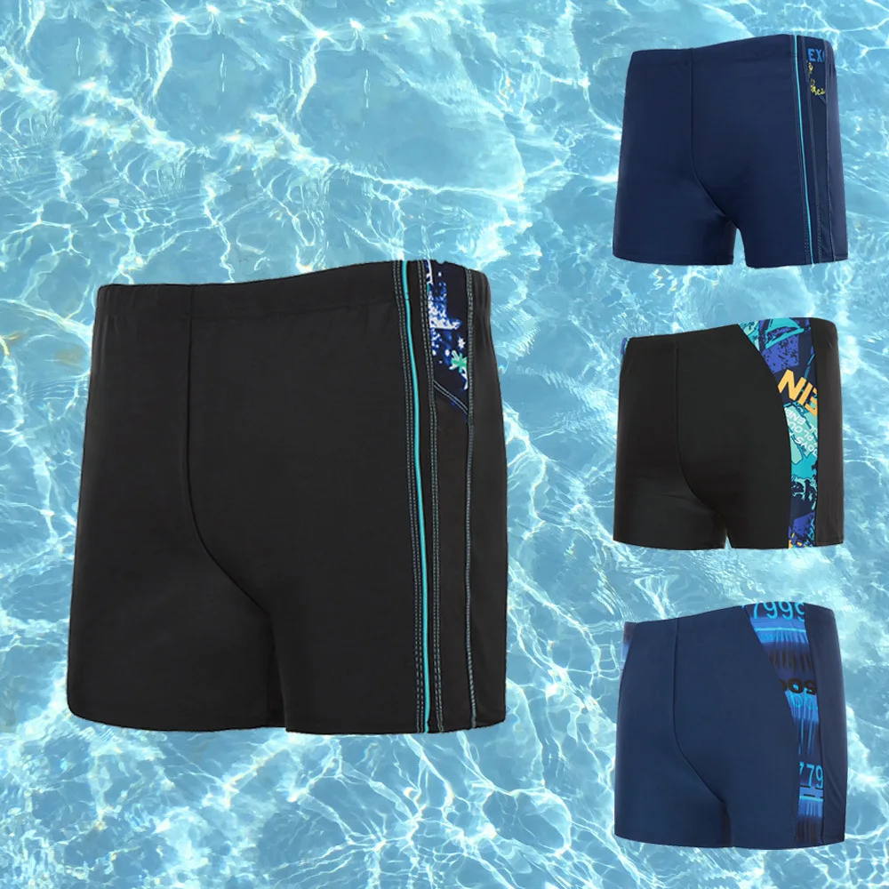 

Свободные мужские плавки размера плюс, быстросохнущие плавки