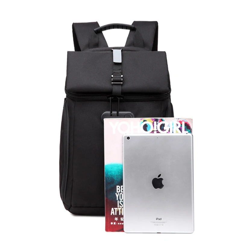 

New Oxford Men's Backpack Multifunctional anti-theft Lock 14-17inch Laptop Backpack Casual Waterproof School Backpack 2021