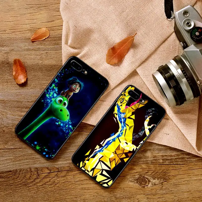 Милый мягкий силиконовый чехол с рисунком динозавра для телефона iPhone XR TPU 5 5SE 6 6S 7