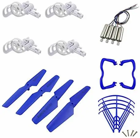 

8PCS CW CCW Motors Blades Motor Frames + Landing Skids + Protective Frames for Syma X5C RC Quadcopter Drone Paarts