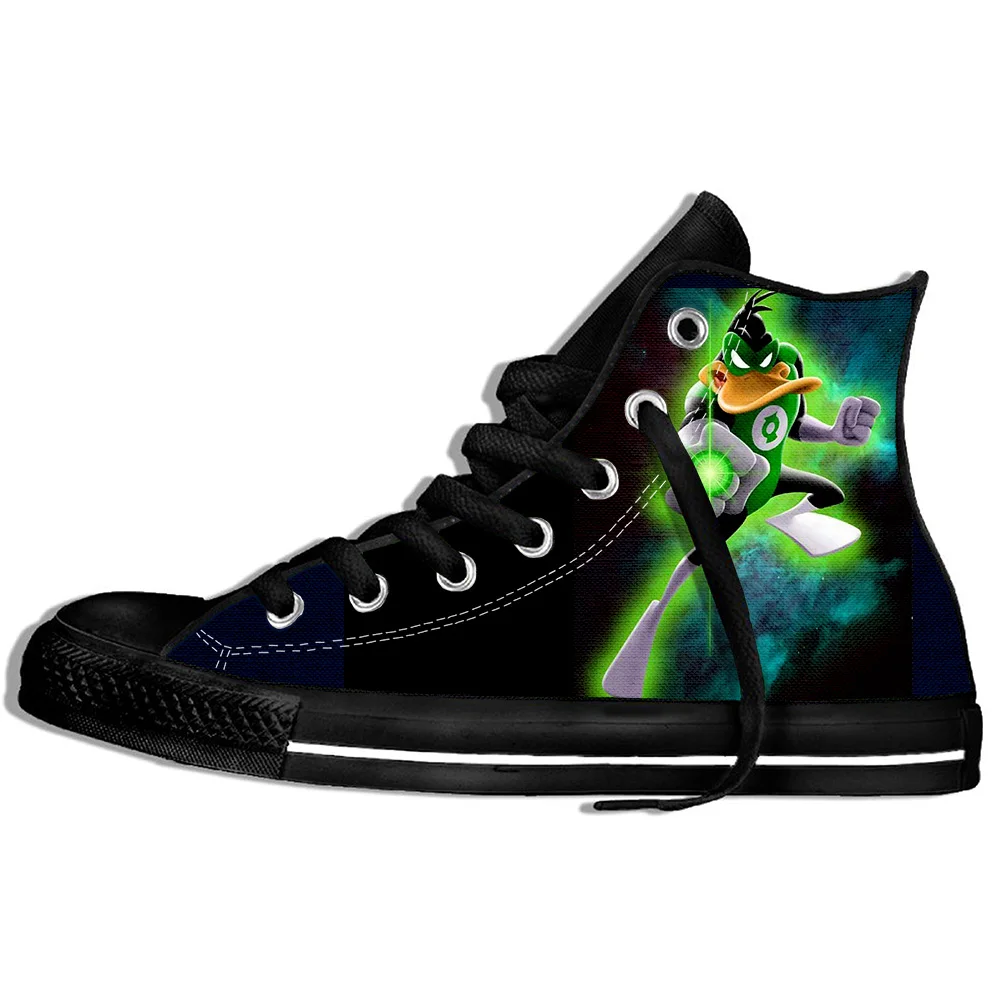 Walking Canvas Boots Shoes Breathable Natural Men Daffy Duck Mugshot Printed Funny Wearable Comfort Sport Classic Sneakers | Спорт и