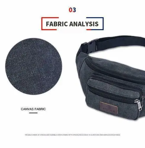 Новая модная большая сумка на пояс для мужчин и женщин Спортивная Регулируемая