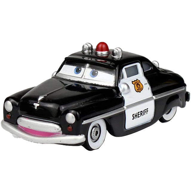 Disney Pixar Тачки 2 3 игрушки Молния Маккуин Джексон шторм Mack Uncle Truck 1:55 литой модельный автомобиль для детей рождественские подарки - Цвет: Sheriff