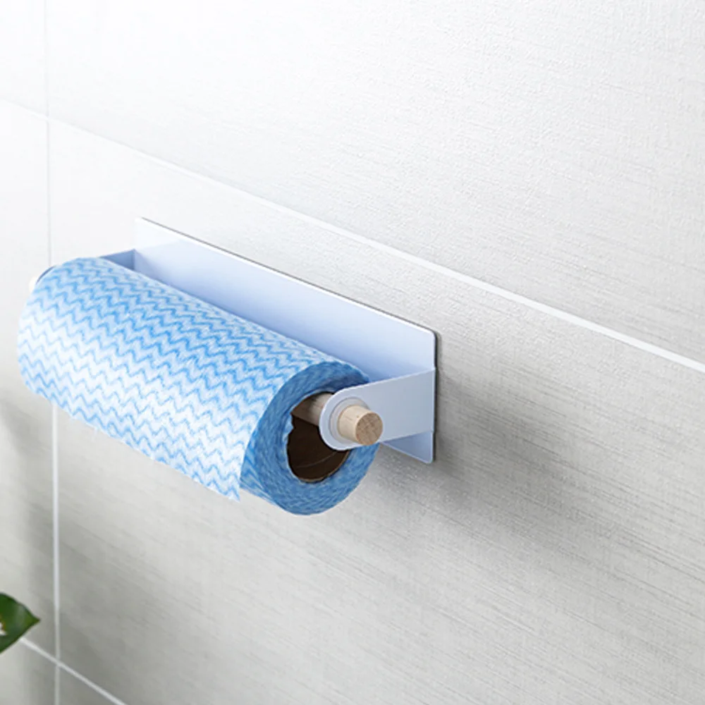 

2 pcs Iron Toilet Paper Holder Tower Bathroom Hanger Roll Tissue Hanging Rack Roll Paper Tower Holders Kitchen Roll Holders