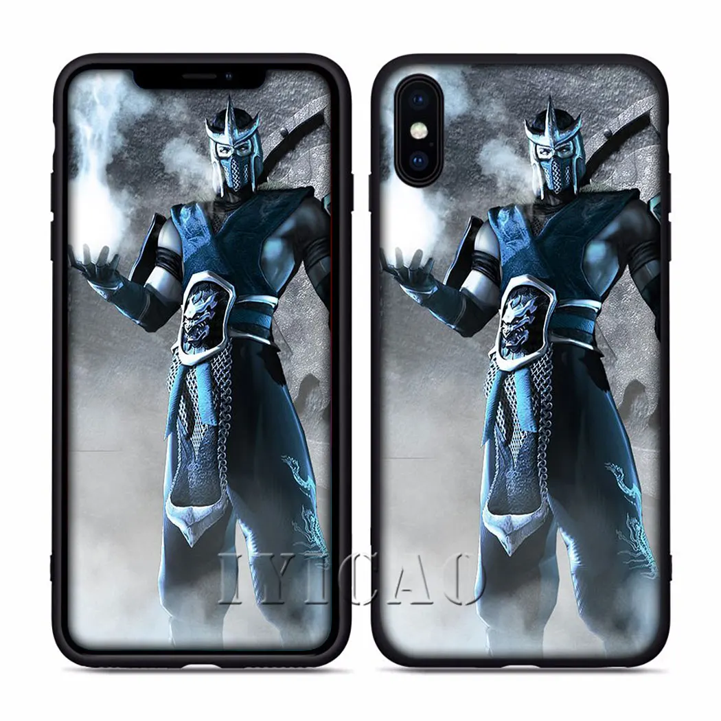 IYICAO Scorpion In Mortal Soft Silicone Phone for iPhone X XS XR Max 6 6s 7 8 Plus 5 5s SE 10 11 pro max Cover |