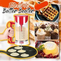 electric batter beater cordless electric pan cake cup cake waffles batter mixer dispenser maker machine dropship kitchen tools