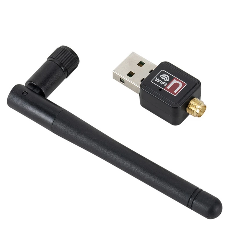 

USB Wifi Adapter Mini Wireless Network Card Dongle with Additional Antenna for Desktop Laptop