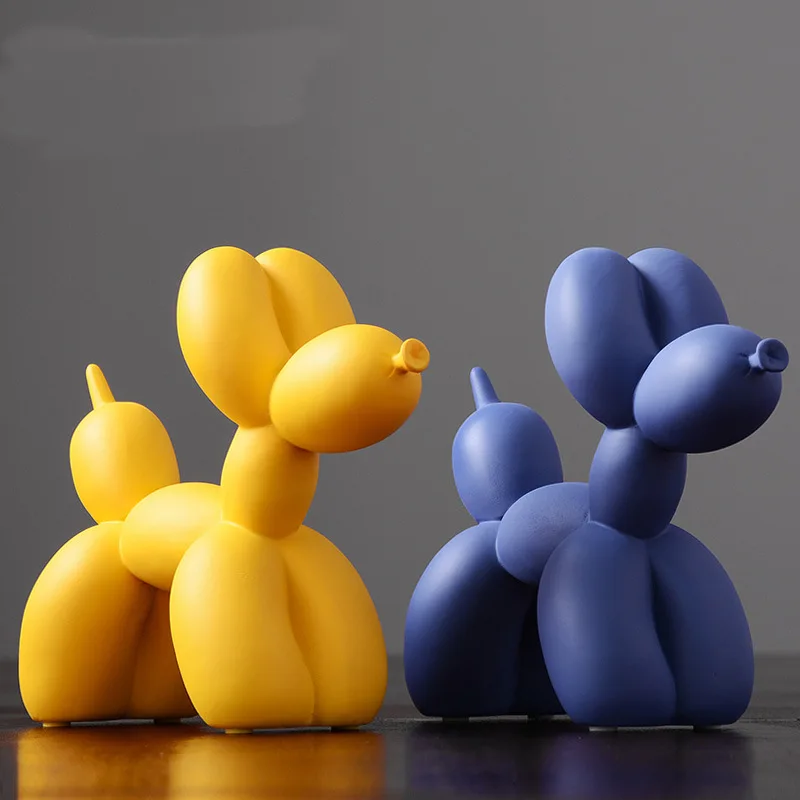 

Декоративные игрушки в виде собаки, цветные воздушные шары, фигурки для интерьера, для гостиной, спальни, безделушки