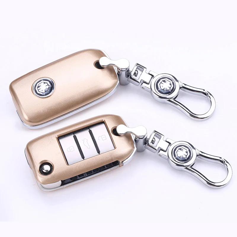 Многоцветный дистанционный чехол для ключей автомобиля защитный из АБС-пластика